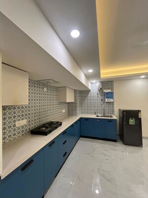 Kitchen in 1 BHK Builder Floor at Sushant Lok I – for Rent