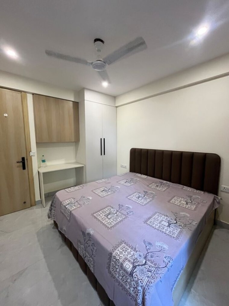 Bedroom, sushant lok i 1 Bedroom 800 Sq.Ft. Builder Floor In Sushant Lok I Gurgaon 10345304
