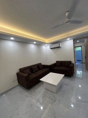 Living Room in 1 BHK Builder Floor at Sushant Lok I – for Rent