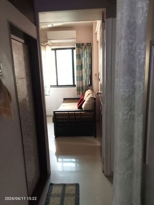 Building Lobby in 1 BHK Apartment at Fiama Residency, Thane West – for Rent