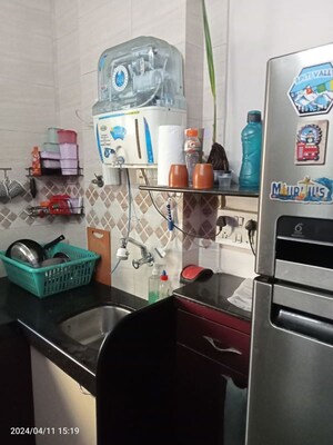 Team Area in 1 BHK Apartment at Fiama Residency, Thane West – for Rent