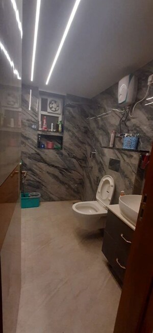 Bathroom in 4 BHK Apartment at Sector 12 Dwarka – for Rent