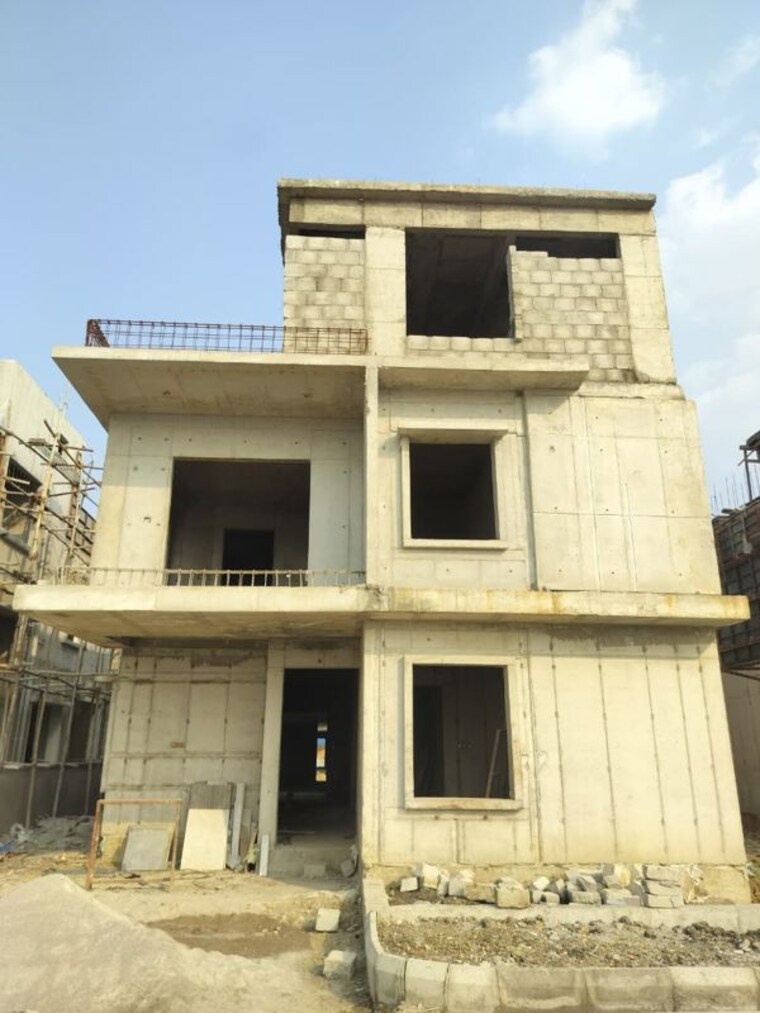 Exterior View, mantoor-nandan-lake-breeze 3 Bedroom 2000 Sq.Ft. Villa In Isnapur Hyderabad 10345376