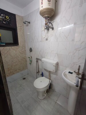 Bathroom in 2 BHK Builder Floor at Neb Sarai – for Rent