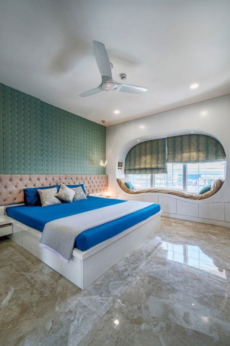 Bedroom, gm-kenjale-emirus 3.5 Bedroom 1750 Sq.Ft. Apartment In Baner Pune 10345455