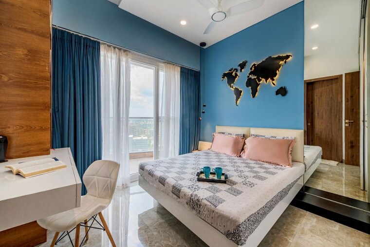Bedroom, gm-kenjale-emirus 3.5 Bedroom 1750 Sq.Ft. Apartment In Baner Pune 10345455