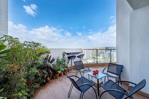 Balcony in 3.5 BHK Apartment at Gm Kenjale Emirus, Baner – for Rent