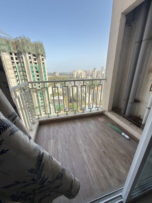 Balcony in 1 BHK Apartment at Puranik Rumah Bali, Ghodbunder Road – for Rent
