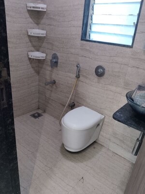 Washroom in 2 BHK Apartment at Platinum Towers 7, Andheri West – for Rent