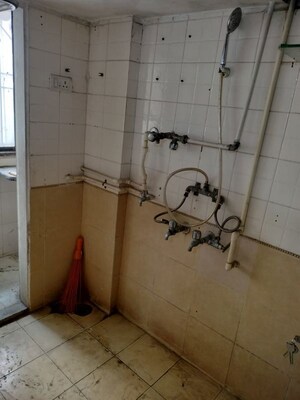 Bathroom in 1 BHK Apartment at Anu Nagar CHS, Vijay Nagari – for Rent