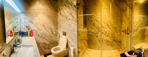 Bathroom in 4 BHK Apartment at Kasturi Legacy, Baner – for Rent