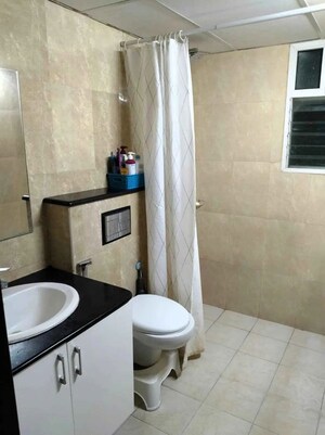 Bathroom in 3 BHK Apartment at Purva Midtown Residences, Old Madras Road – for Rent