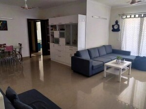 Living Room in 3 BHK Apartment at Purva Midtown Residences, Old Madras Road – for Rent