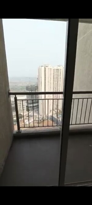 Balcony in 3 BHK Apartment at Godrej Emerald, Ghodbunder Road – for Rent