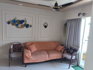 Living Room in 2 BHK Apartment at Godrej Emerald, Ghodbunder Road – for Rent