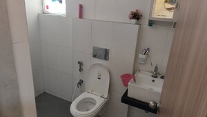 Bathroom in 2 BHK Apartment at Godrej Emerald, Ghodbunder Road – for Rent