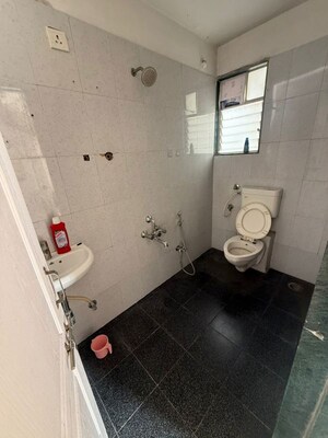 Bathroom in 2 BHK Apartment at Prithvi Sai Velocity Phase 1, Bavdhan – for Rent