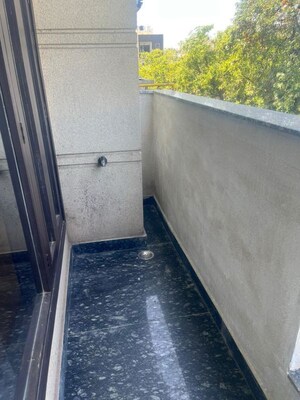 Balcony in 3 BHK Builder Floor at Malviya Nagar – for Rent