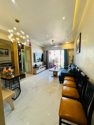 Living Room in 2 BHK Apartment at JP North Estella, Mira Road – for Sale