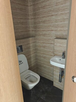 Bathroom in 1 BHK Apartment at Lodha Unica, Jogeshwari West – for Rent
