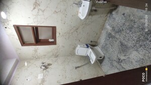 Bathroom in 1 BHK Builder Floor at Mehrauli – for Rent