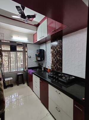 Kitchen in 2 BHK Apartment at Keshav Srishti, Bhandup West – for Sale