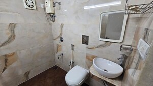 Bathroom in 2 BHK Apartment at Shankar Mahal Cumbala Hill, Cumbala Hill – for Rent