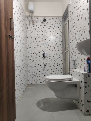 Bathroom in 2 BHK Apartment at Raunak Residency Thane, Pokhran Road No One – for Rent