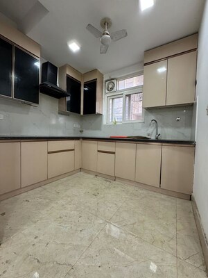 Kitchen in 3 BHK Apartment at Chattarpur – for Rent