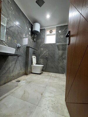 Bathroom in 3 BHK Apartment at Chattarpur – for Rent