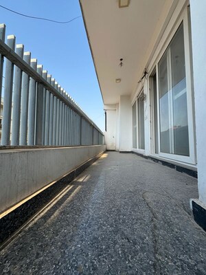 Balcony in 3 BHK Apartment at Chattarpur – for Rent