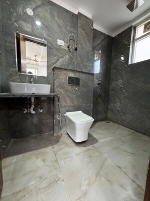 Bathroom in 3 BHK Apartment at Chattarpur – for Rent