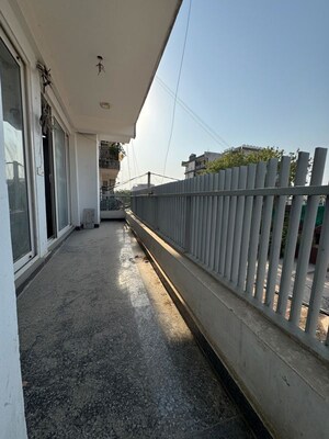 Balcony in 3 BHK Apartment at Chattarpur – for Rent