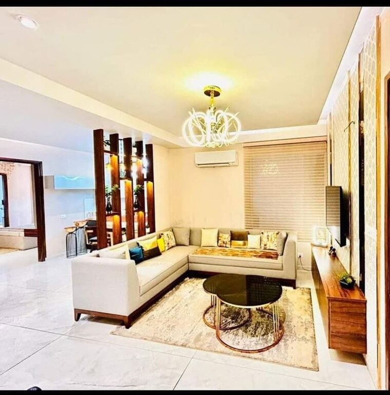 Living Room, crd-golden-castle 3 Bedroom 1800 Sq.Ft. Builder Floor In Patiala Road Zirakpur 10346058