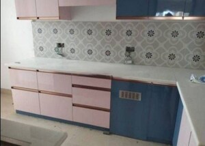 Kitchen in 4 BHK Apartment at Shalimar Belvedere Court, Gomti Nagar – for Rent
