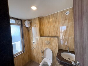 Bathroom in 2 BHK Apartment at Lodha Amara Wing 40 And 41, Kolshet Road – for Rent