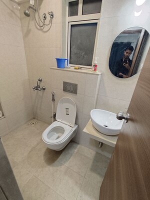Bathroom in 2 BHK Apartment at JP Eminence, Andheri West – for Rent