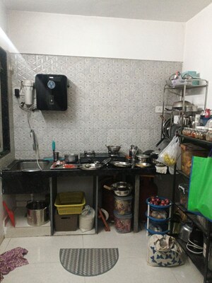 Kitchen in 1 BHK Apartment at Bhandup West – for Rent