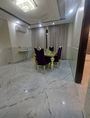 Dining area in 4 BHK Builder Floor at Greater Kailash I – for Rent