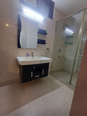 Attached Bathroom in 4 BHK Builder Floor at Greater Kailash I – for Rent