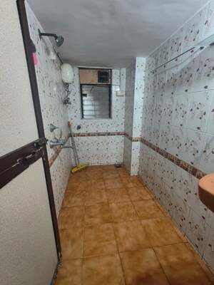 Bathroom in 1 BHK Apartment at Ahimsa  Terrace, Malad West – for Rent