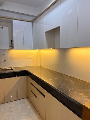 Kitchen in 4 BHK Builder Floor at Crystal Apartments Noida, Sector 73 – for Sale