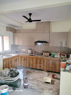 Kitchen in 3 BHK Apartment at LDA Parijaat Apartments, Faizabad Road – for Rent