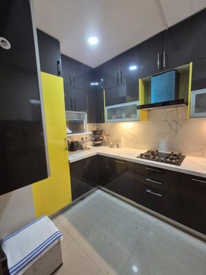 Kitchen in 3 BHK Apartment at ABA Cherry County, Tech Zone 4 Greater Noida – for Rent