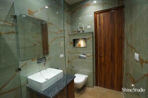 Bathroom in 3 BHK Builder Floor at Amolik Aster Woods, Sector 98 – for Sale