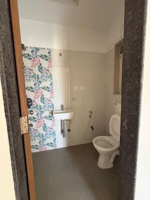 Bathroom in 2 BHK Apartment at Elite The Crown, Tilak Nagar – for Rent