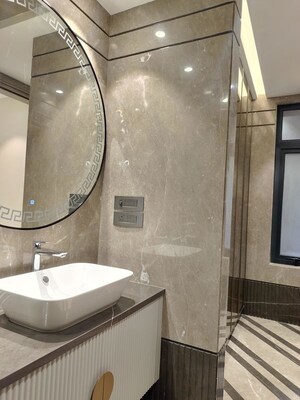 Bathroom in 4 BHK Builder Floor at Panchsheel Park – for Rent