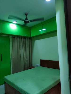Bedroom in 1 BHK Apartment at Lodha Crown Quality Homes, Majiwada – for Rent