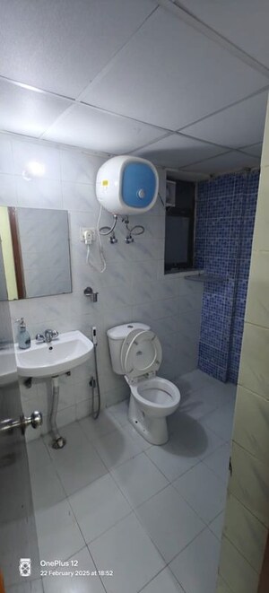 Bathroom in 3 BHK Apartment at Eros Sampoornam Mart, Sector 2 Greater Noida – for Rent