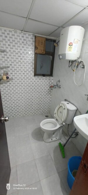 Bathroom in 3 BHK Apartment at Eros Sampoornam Mart, Sector 2 Greater Noida – for Rent